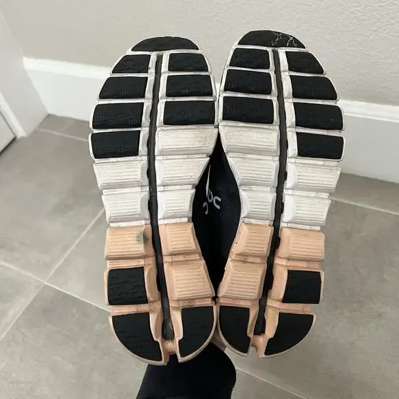 On Cloud Cloudflow Women's Size 7 Running Gray Pink Athletic Sneakers Shoes - Picture 6 of 7